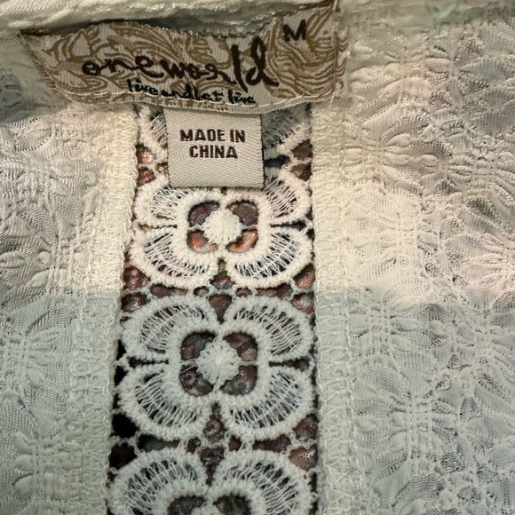 NWOT ONE WORLD Multicolor Midi Dress Size Medium - Picture 10 of 12